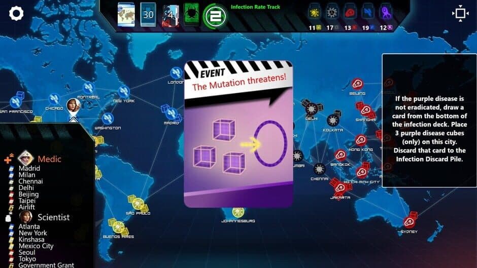 Скриншот 2 из Pandemic: The Board Game - On the Brink: Mutation