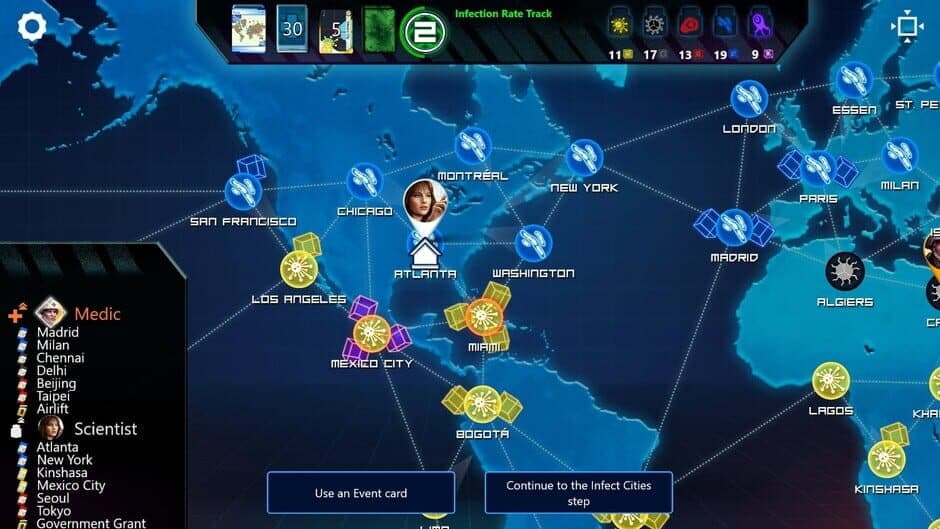 Скриншот 1 из Pandemic: The Board Game - On the Brink: Mutation