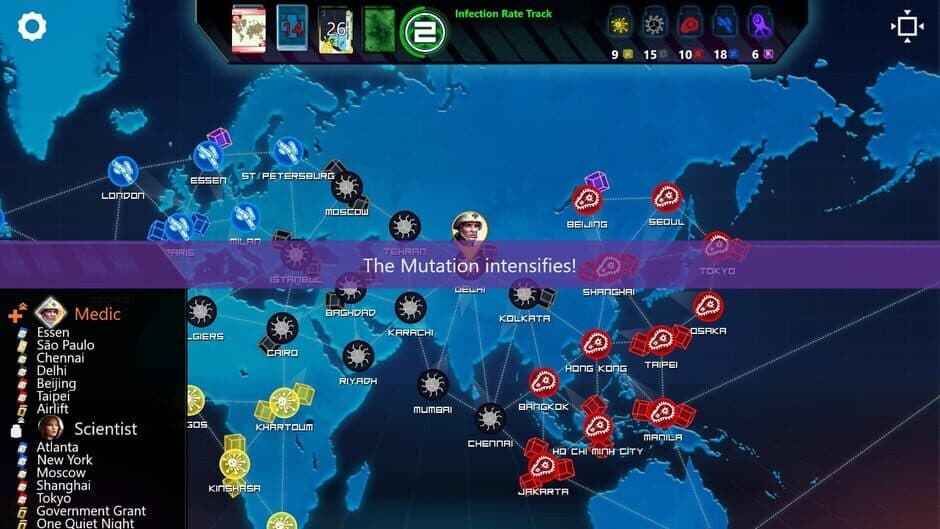Скриншот 7 из Pandemic: The Board Game - On the Brink: Mutation