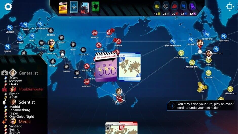Скриншот 6 из Pandemic: The Board Game - On the Brink: Mutation