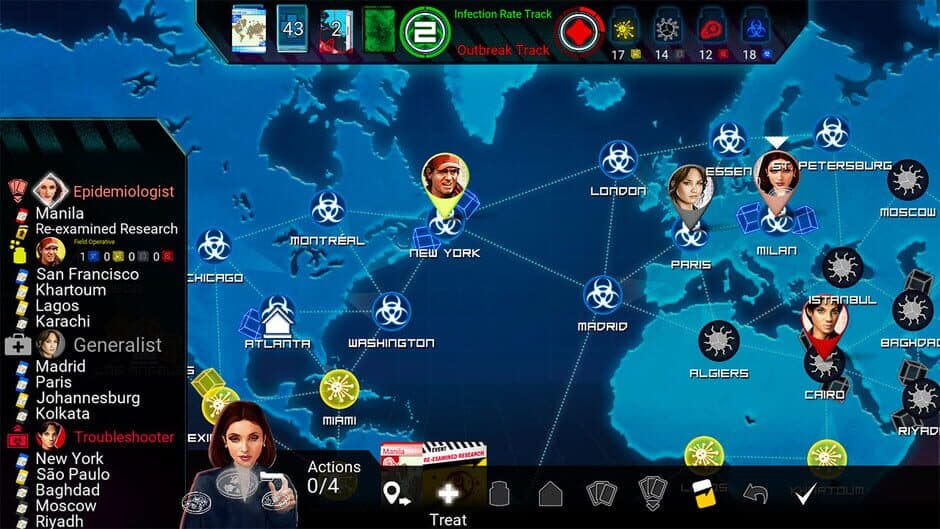 Скриншот 4 из Pandemic: The Board Game - On the Brink: Roles & Events