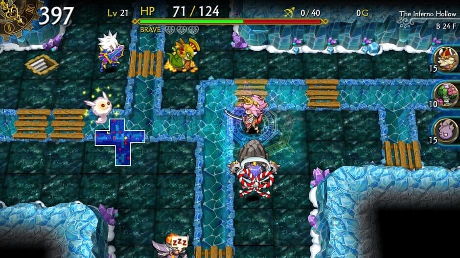 Скриншот 1 из Dragon Fang Z: The Rose & Dungeon of Time - Extra Dungeon: The Inferno Hollow