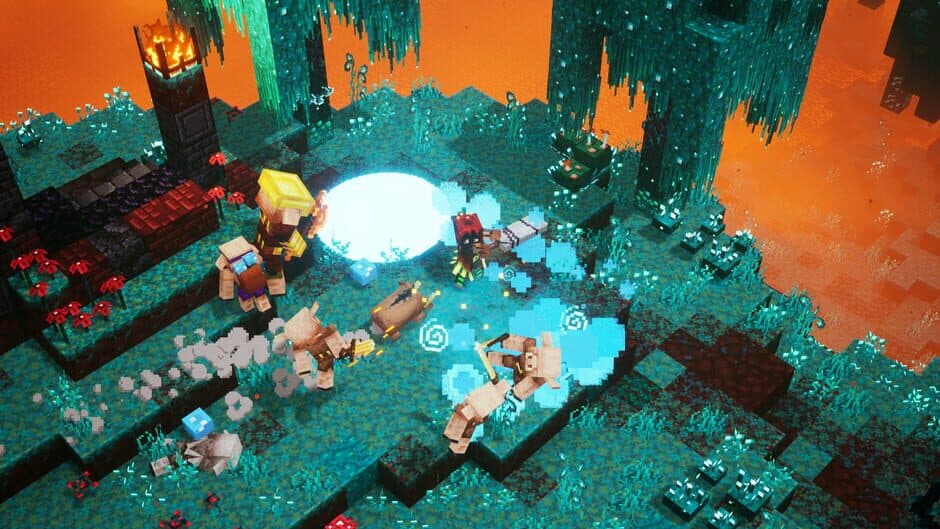 Скриншот 1 из Minecraft Dungeons: Flames of the Nether
