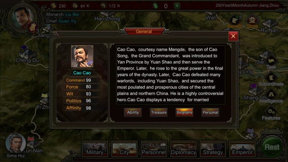 Скриншот 2 из Rise of Three Kingdoms