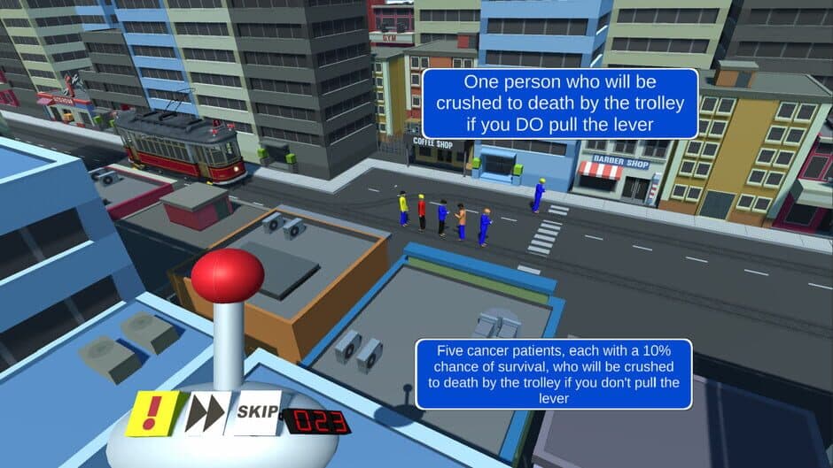 Скриншот 5 из The Trolley Problem Game