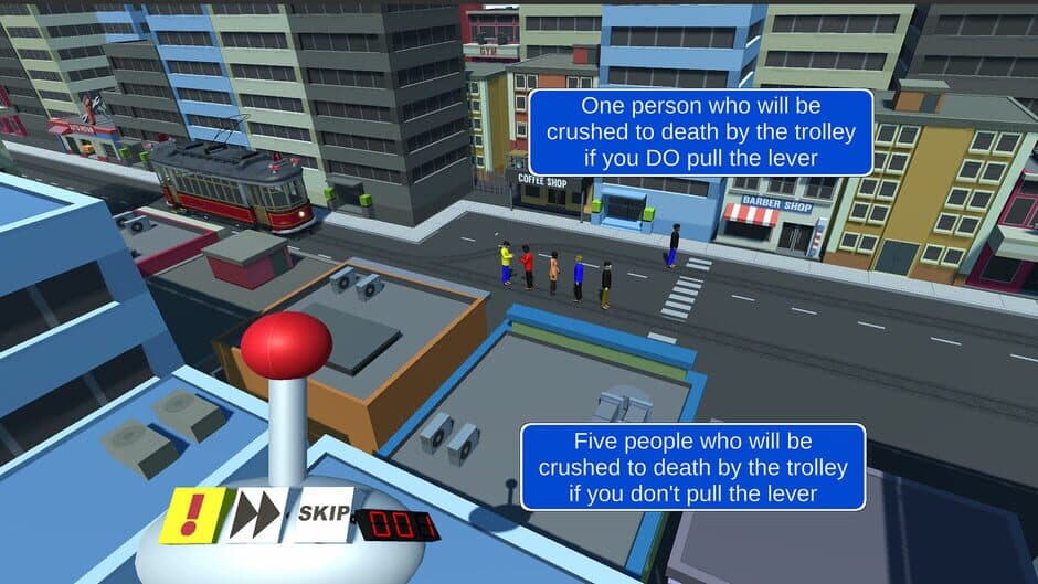 Скриншот 8 из The Trolley Problem Game