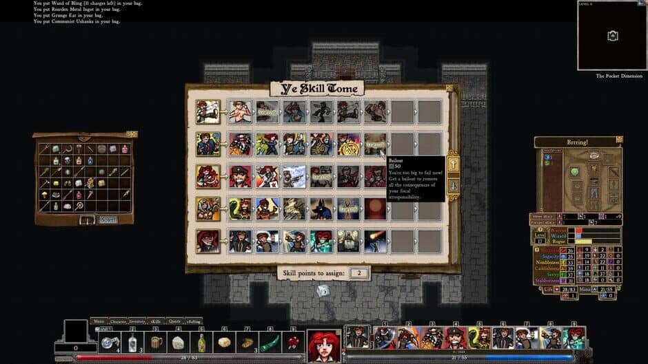 Скриншот 2 из Dungeons of Dredmor: Conquest of the Wizardlands
