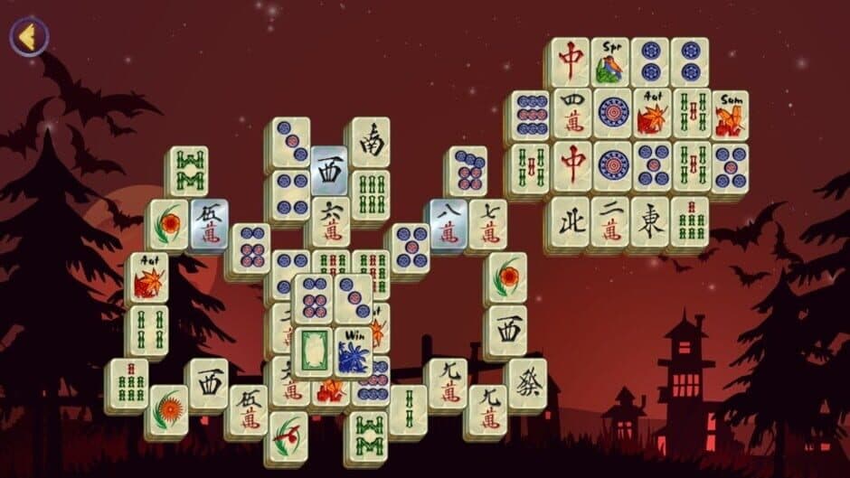 Скриншот 1 из Halloween Night Mahjong 2