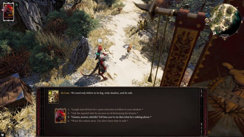 Скриншот 4 из Divinity: Original Sin II - Definitive Edition: Companion - Sir Lora the Squirrel