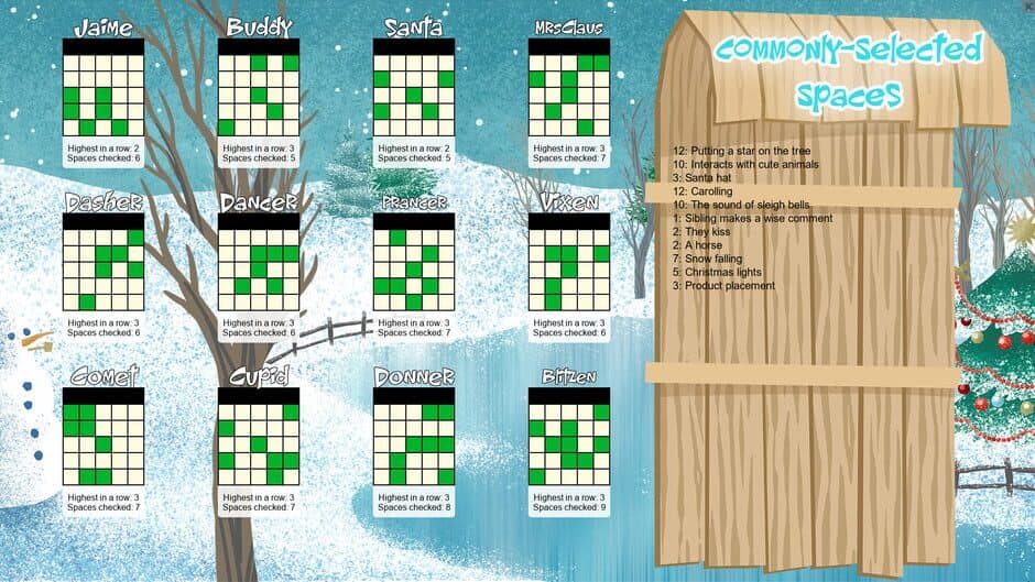 Скриншот 2 из Christmas Movie Bingo