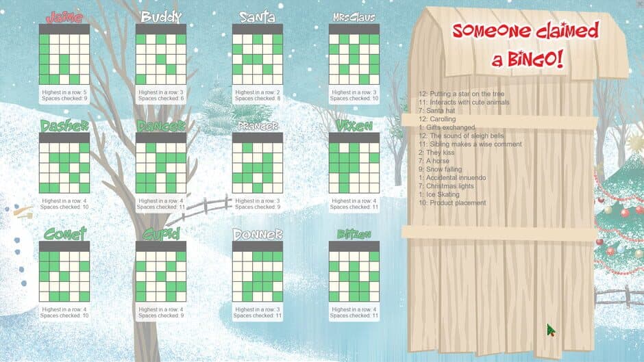 Скриншот 4 из Christmas Movie Bingo