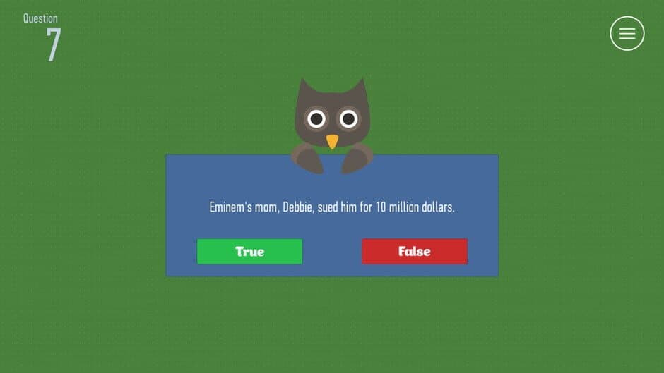 Скриншот 3 из True or False: Owl Rescue
