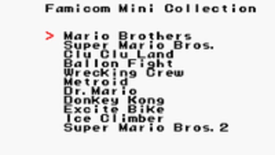 Скриншот 1 из Famicom Mini Collection