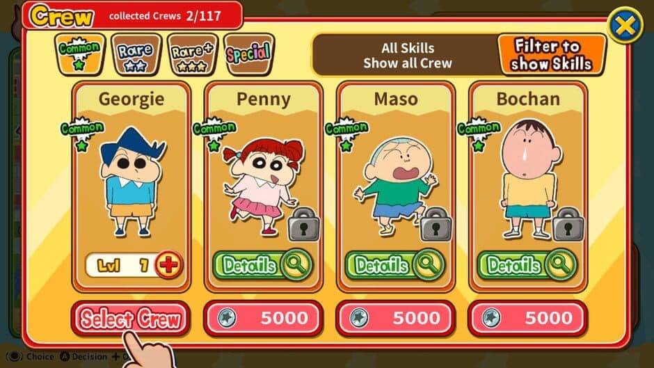 Скриншот 1 из Crayon Shin Chan: The Storm Called! Flaming Kasukabe Runner!!