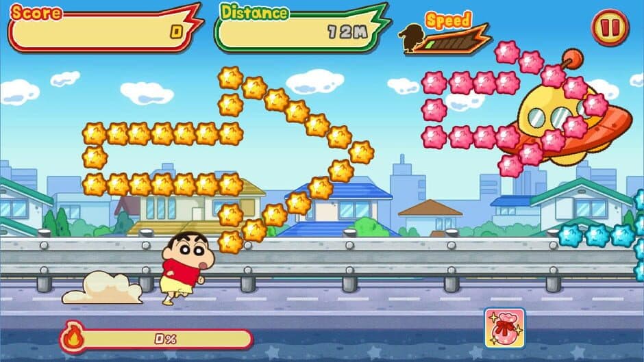 Скриншот 3 из Crayon Shin Chan: The Storm Called! Flaming Kasukabe Runner!!
