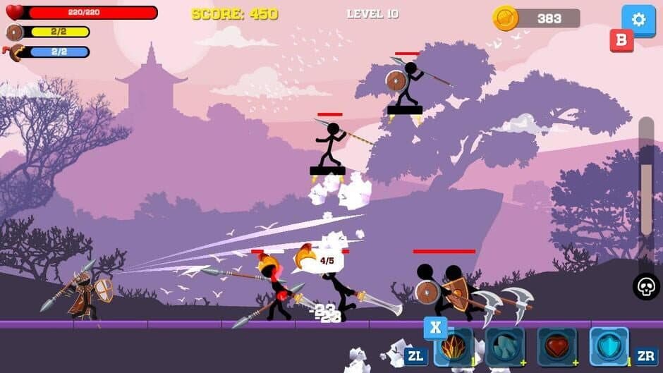 Скриншот 1 из Stickman: Far East Battle