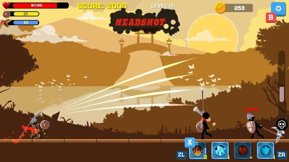 Скриншот 2 из Stickman: Far East Battle