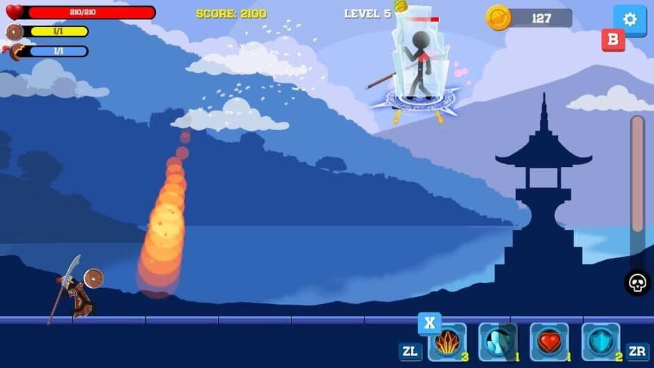 Скриншот 3 из Stickman: Far East Battle