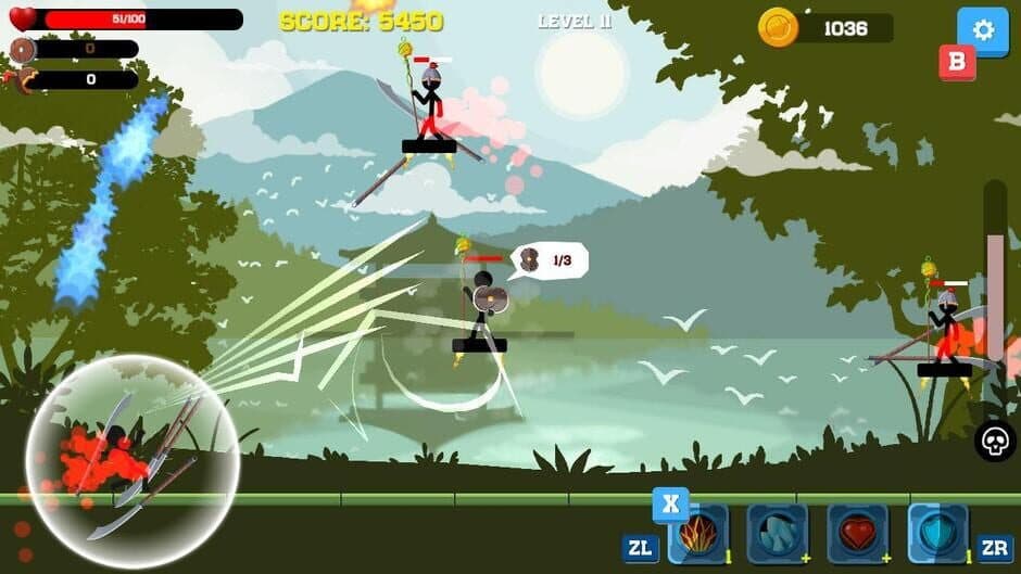 Скриншот 4 из Stickman: Far East Battle