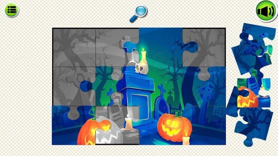 Скриншот 2 из Halloween Puzzle