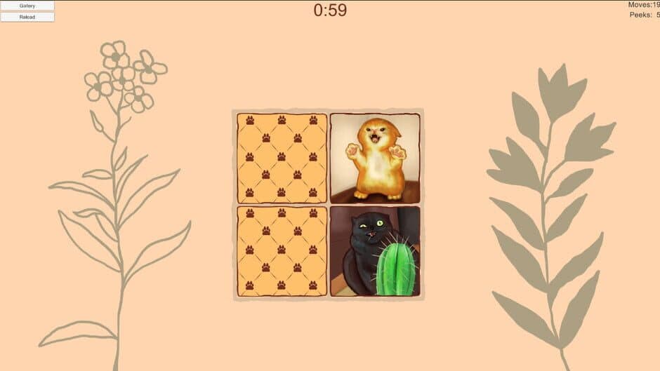 Скриншот 3 из Matching Cats