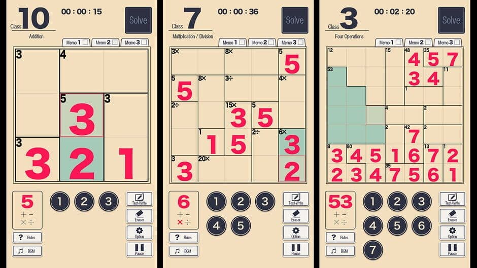 Скриншот 2 из MMC Kenken: The World's Most Exciting Math and Logic Puzzle