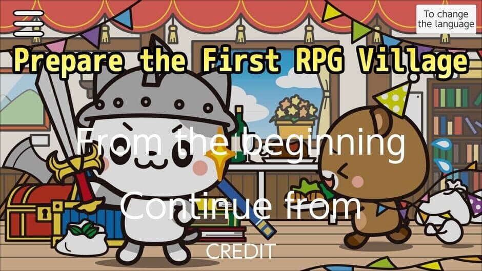 Скриншот 2 из Prepare the First RPG Village: The Adventures of Nyanzou&Kumakichi - Escape Game Series