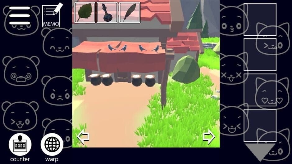 Скриншот 4 из Prepare the First RPG Village: The Adventures of Nyanzou&Kumakichi - Escape Game Series