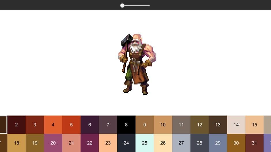 Скриншот 3 из Coloring Pixel: Fantasy Characters