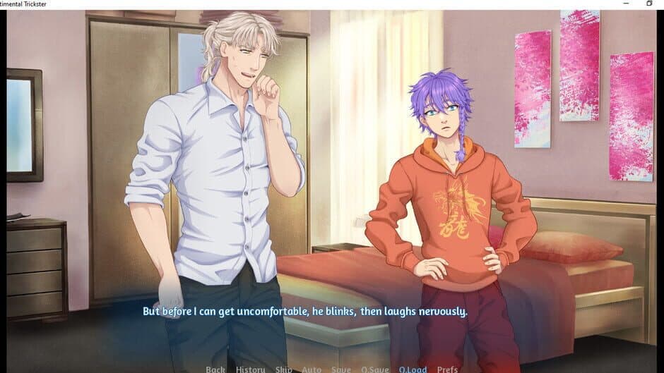 Скриншот 2 из Sentimental Trickster: Yaoi BL Gay Visual Novel