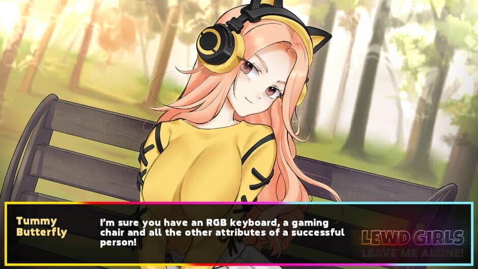 Скриншот 1 из Lewd Girls, Leave Me Alone! I Just Want to Play Video Games and Watch Anime!: Hentai Edition