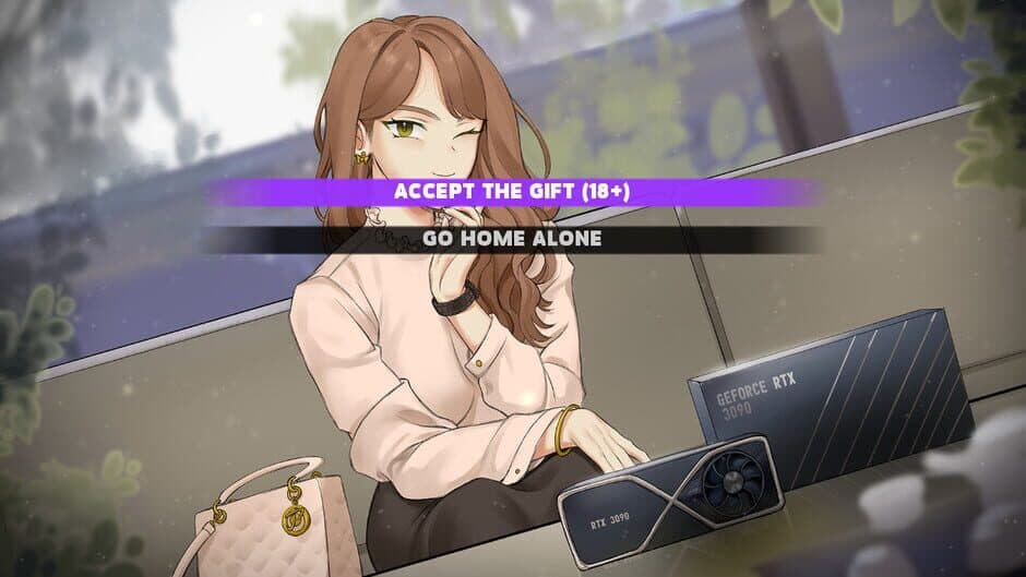 Скриншот 3 из Lewd Girls, Leave Me Alone! I Just Want to Play Video Games and Watch Anime!: Hentai Edition