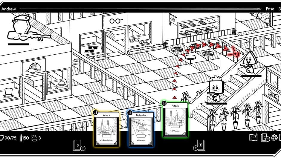 Скриншот 2 из Geometric Sniper: Card Game