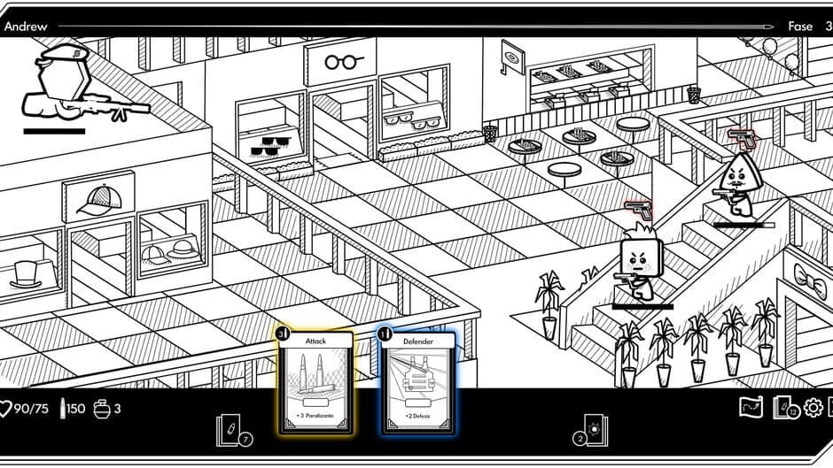 Скриншот 3 из Geometric Sniper: Card Game