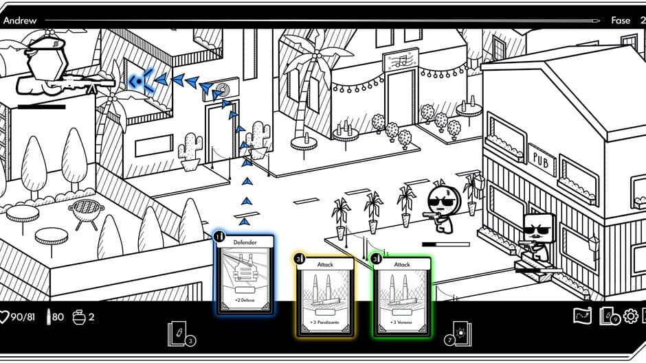 Скриншот 4 из Geometric Sniper: Card Game