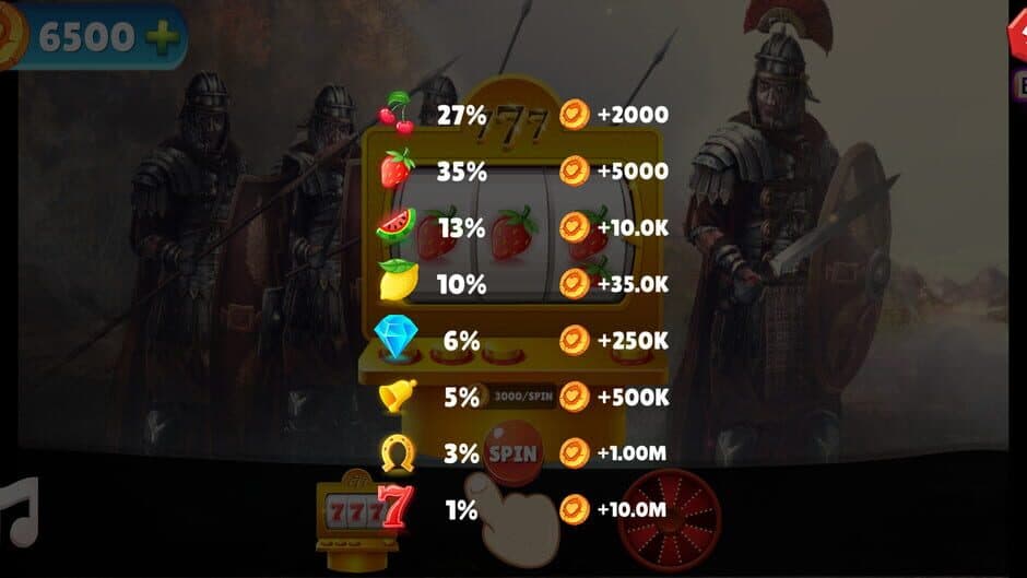 Скриншот 6 из Ancient Warriors Casino Jackpot