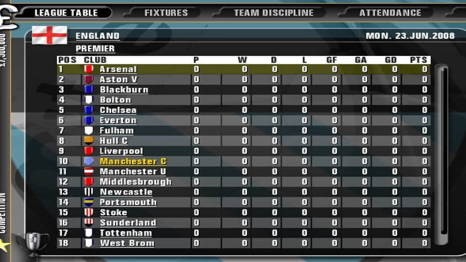 Скриншот 1 из Premier Manager 09