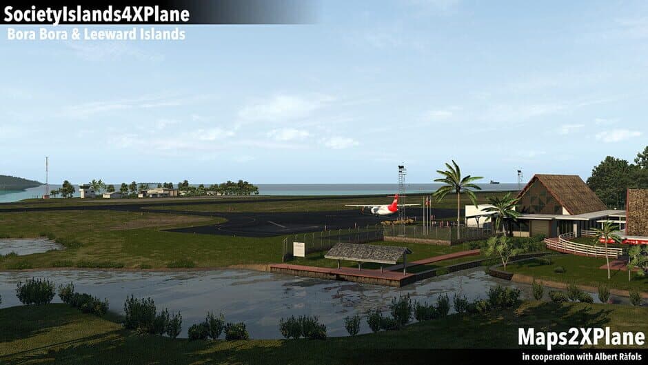 Скриншот 5 из X-Plane 11: Aerosoft - Society Islands XP: Bora Bora & Leeward Islands