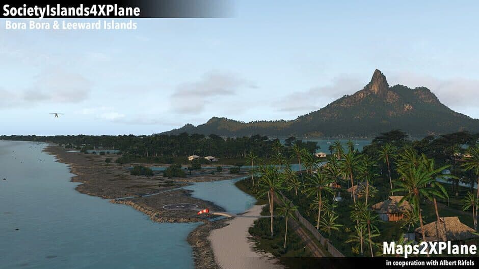 Скриншот 4 из X-Plane 11: Aerosoft - Society Islands XP: Bora Bora & Leeward Islands