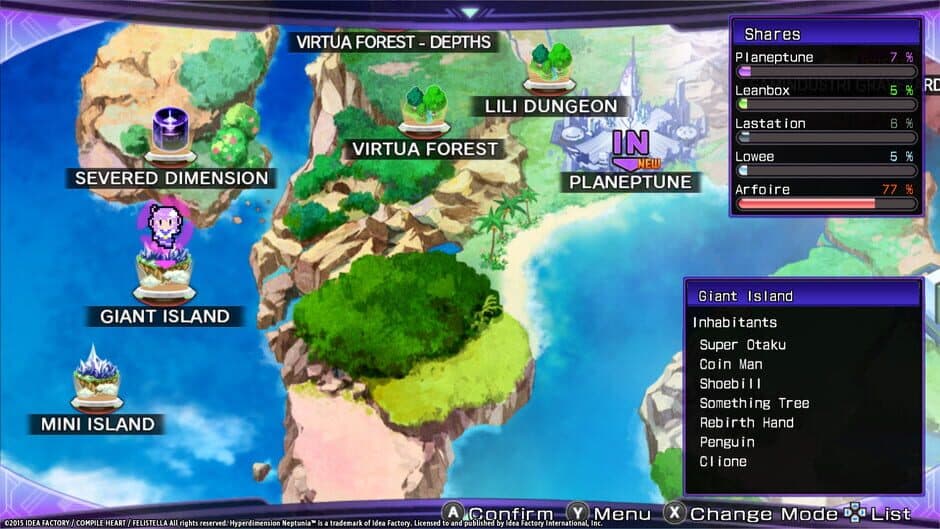 Скриншот 3 из Hyperdimension Neptunia Re;Birth2: Sister's Generation - Giant Island