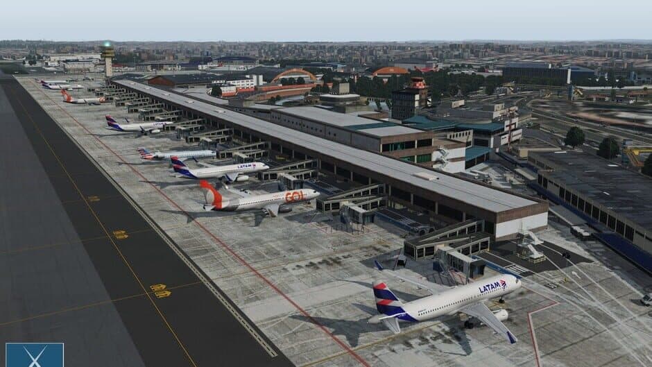 Скриншот 5 из X-Plane 11: Globall Art SBSP - Congonhas Airport