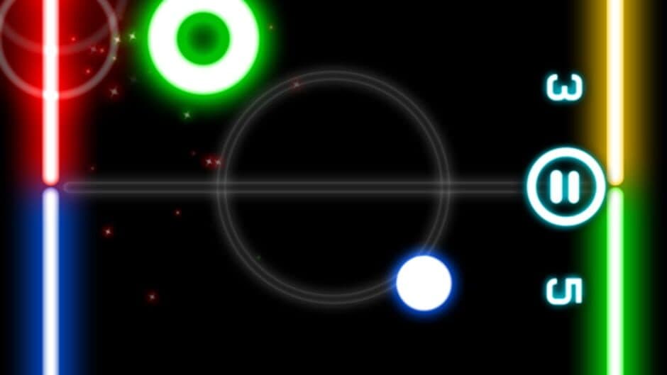 Скриншот 1 из Glow Hockey 2 HD