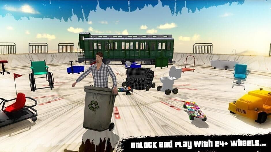 Скриншот 7 из Wheels on Impossible Ramp
