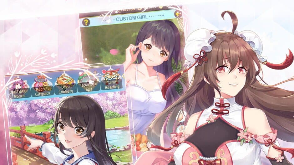 Скриншот 3 из Lost in Paradise: Waifu Connect