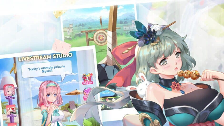 Скриншот 5 из Lost in Paradise: Waifu Connect