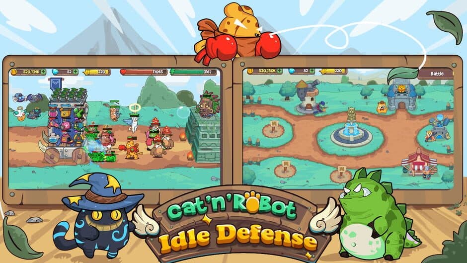 Скриншот 5 из Cat'n'Robot: Idle Defense