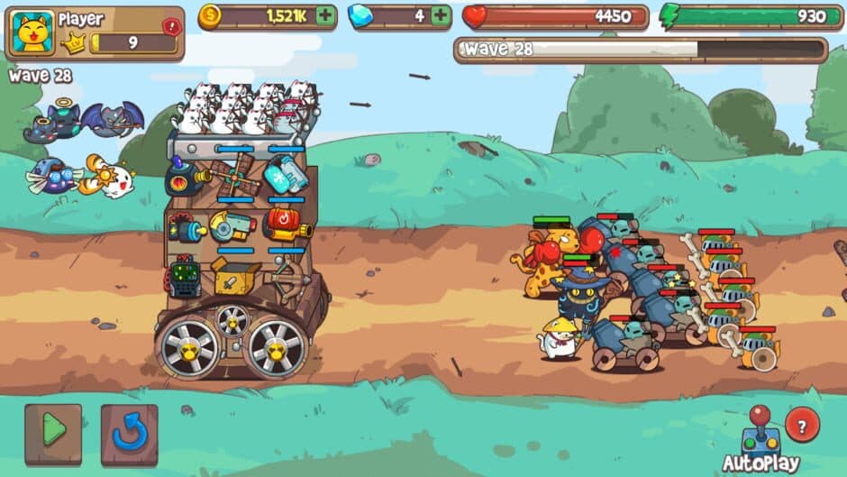 Скриншот 4 из Cat'n'Robot: Idle Defense