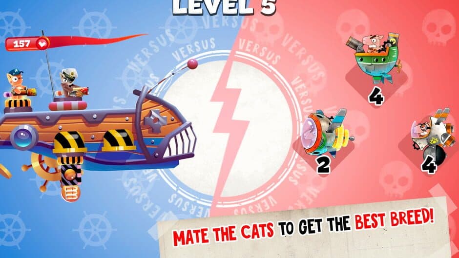 Скриншот 4 из Navy Cats: Ship Battle