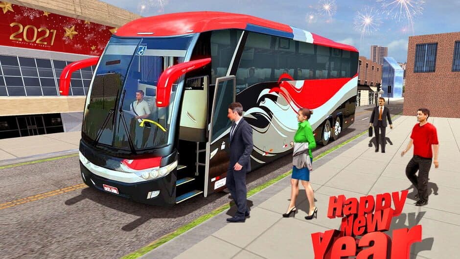 Скриншот 2 из City Coach Bus Simulator: Bus Games 2021