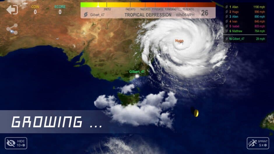 Скриншот 1 из Hurricane.io